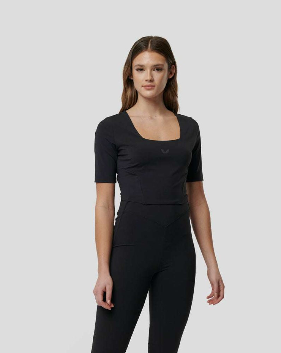 Women'S Clothing * | Women'S Onyx Active Contour Crop Top Radiant Model