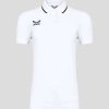 Women'S Clothing * | Women'S White/Black Amc Short Sleeve Media Polo Nice Style