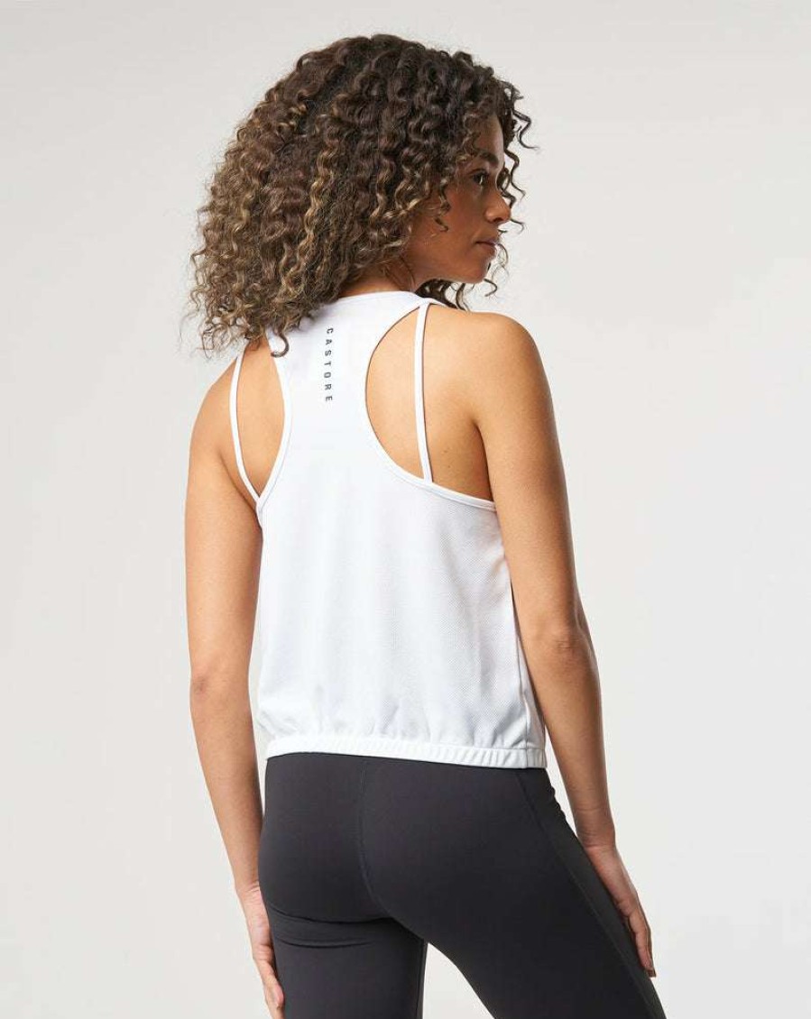 Women'S Clothing * | Women'S White Training Vest Unique Style