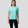 Women'S Clothing * | Aqua Women'S Mclaren Miami Palm T-Shirt Special Design