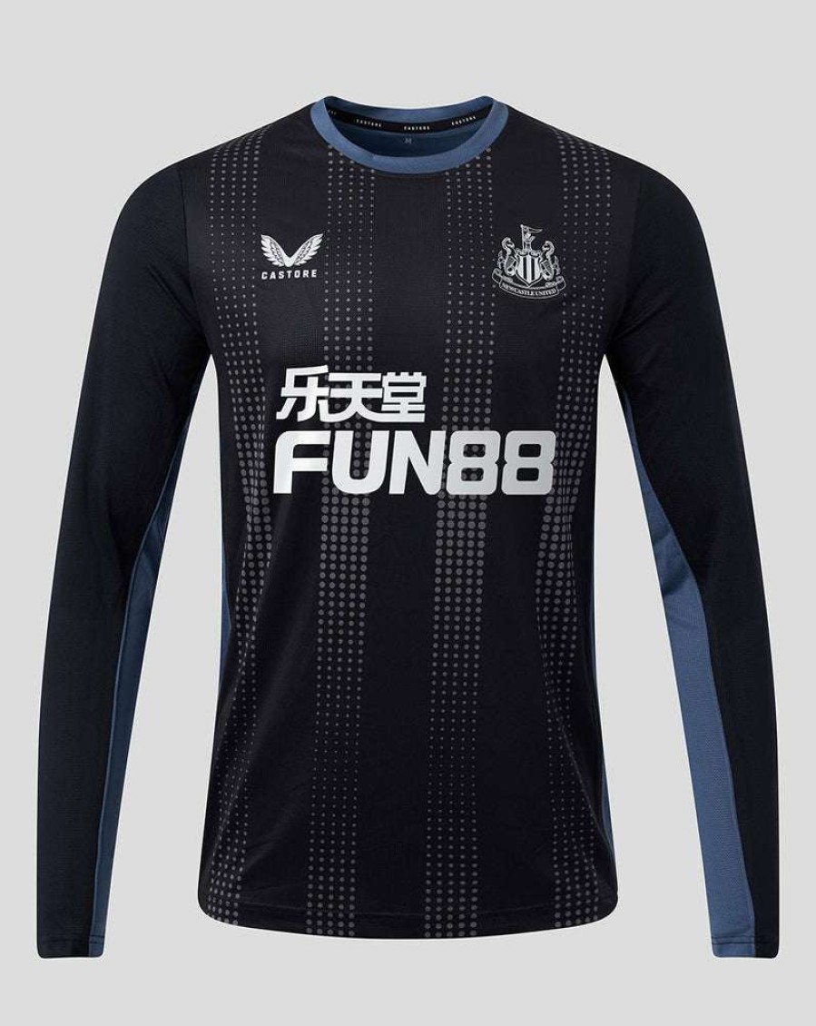 Men'S Clothing * | Black Newcastle Men'S Training Long Sleeve Tee New Collections