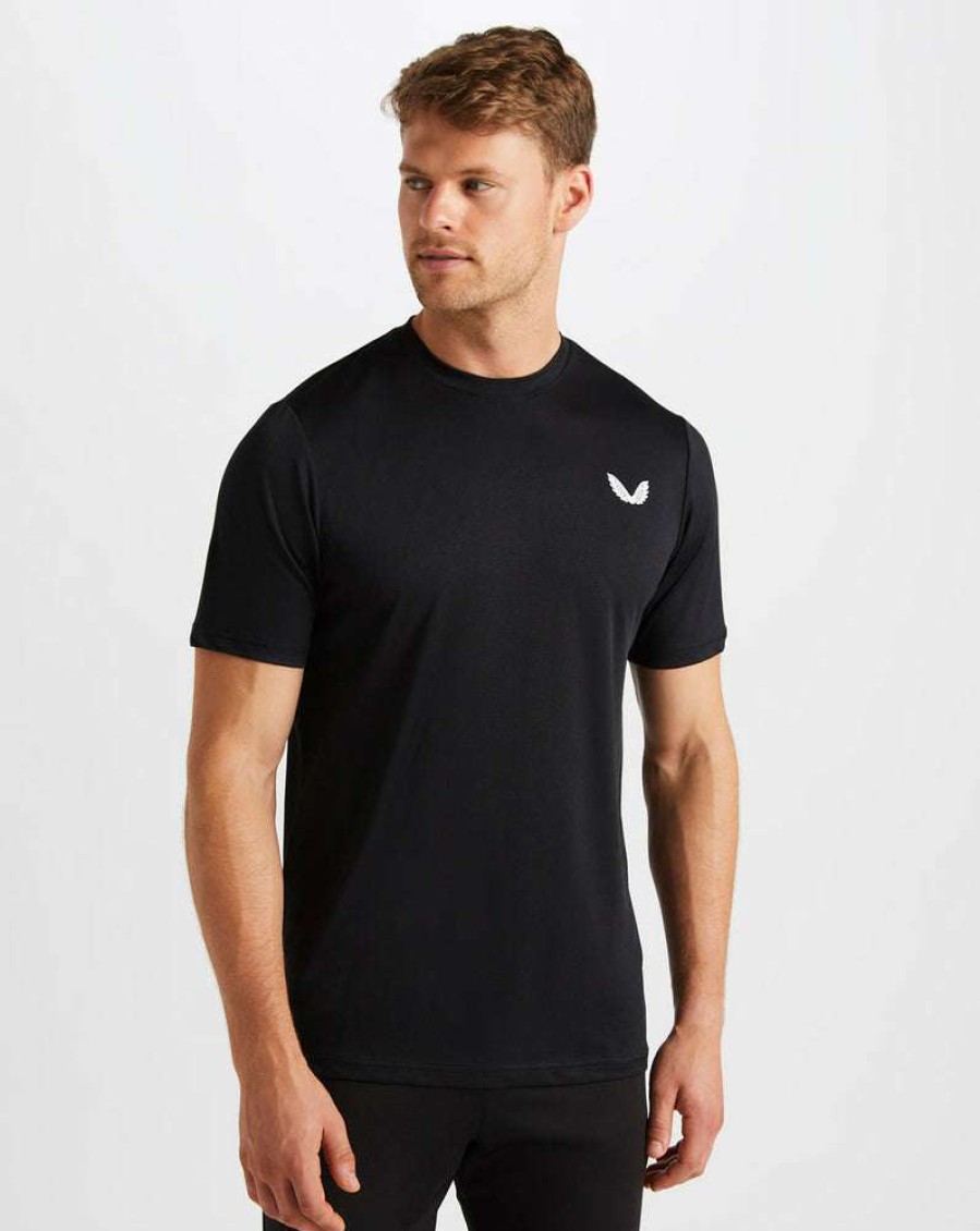 Men'S Clothing * | Black Pro Tek Stretch Tee Shop