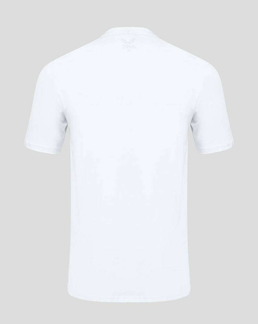 Men'S Clothing * | White Amc Short Sleeve Cotton Training T-Shirt Discount