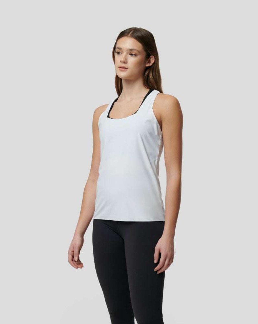 Women'S Clothing * | Womens White Active Technical Vest Special Design