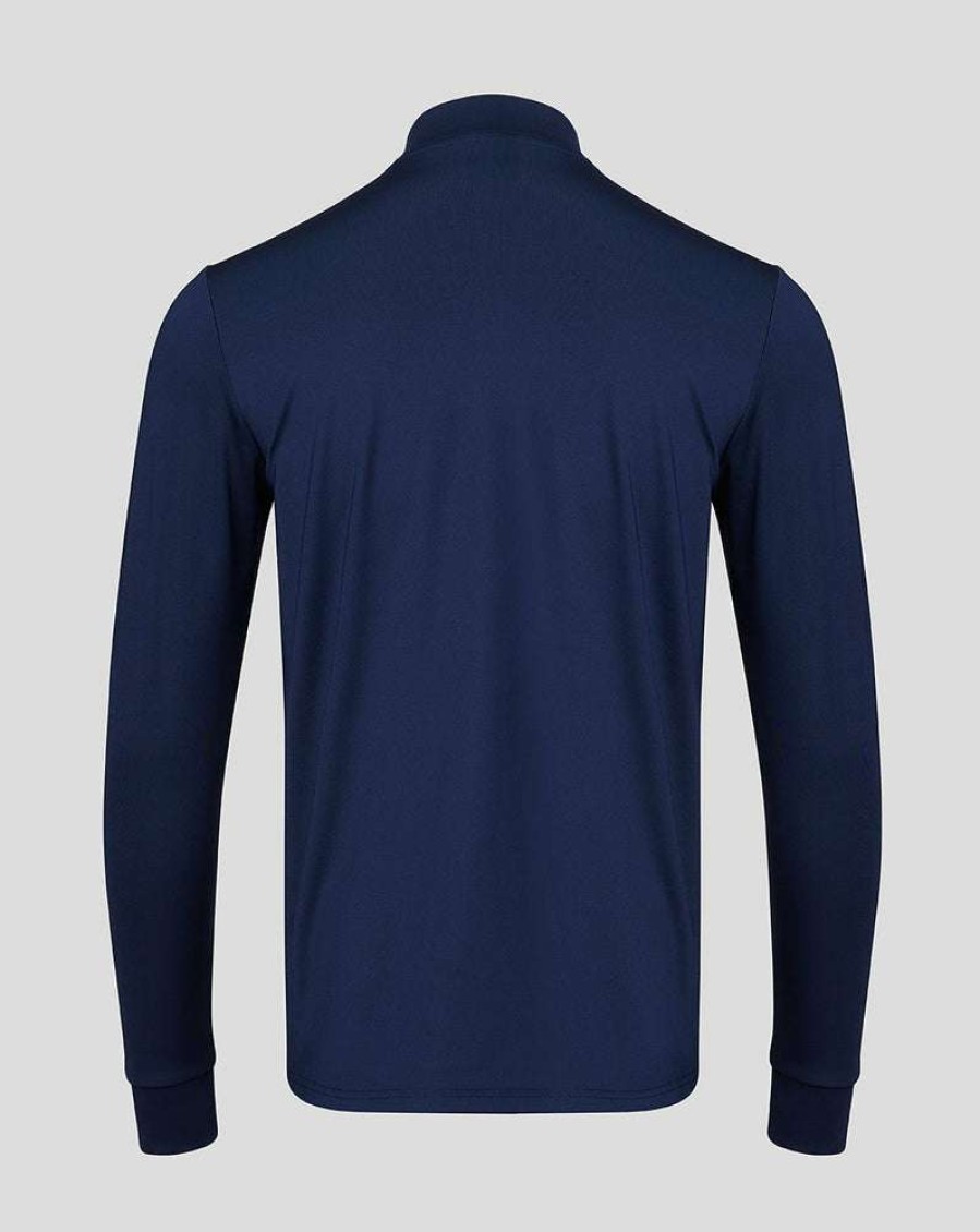 Men'S Clothing * | Navy/Blue Amc 1/4 Zip Top Unique Style