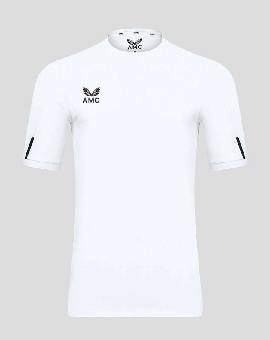 Men'S Clothing * | White/Black Amc Short Sleeve Performance T-Shirt Shop