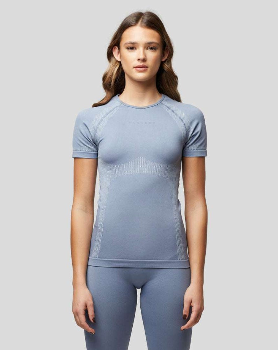 Women'S Clothing * | Women'S Blue Eos Performance Tee On Sale