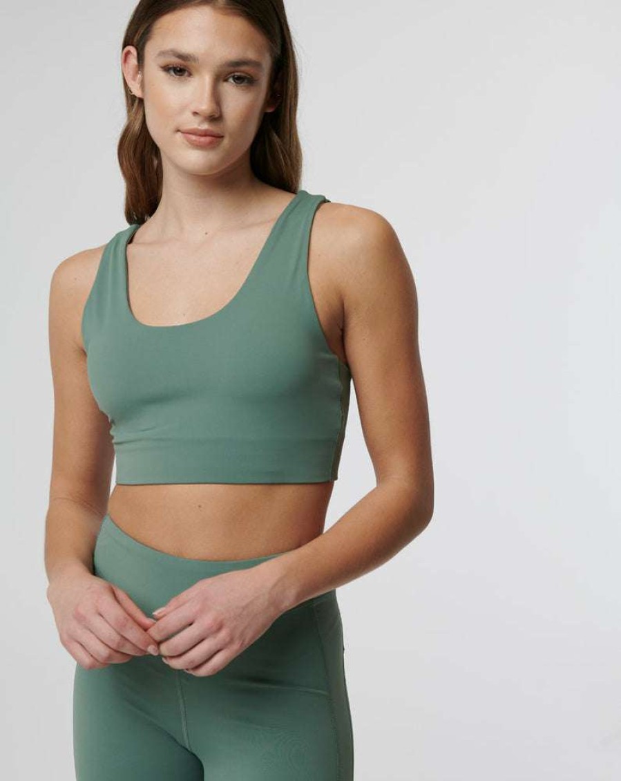 Women'S Clothing * | Womens Sage Active Longline Bra New Models