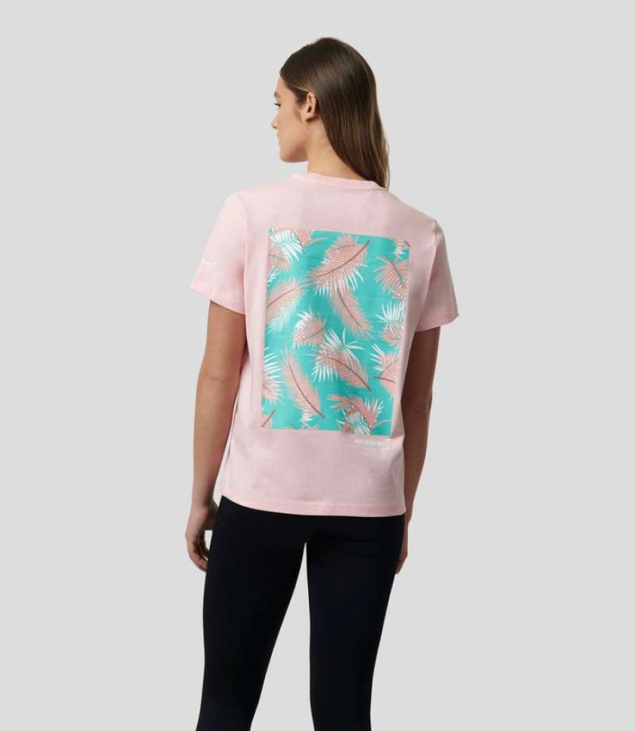 Women'S Clothing * | Light Pink Women'S Mclaren Miami Palm T-Shirt Shop