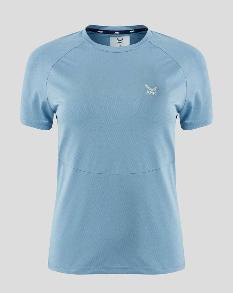 Women'S Clothing * | Women'S Dusty Blue Amc Performance Tee Discount