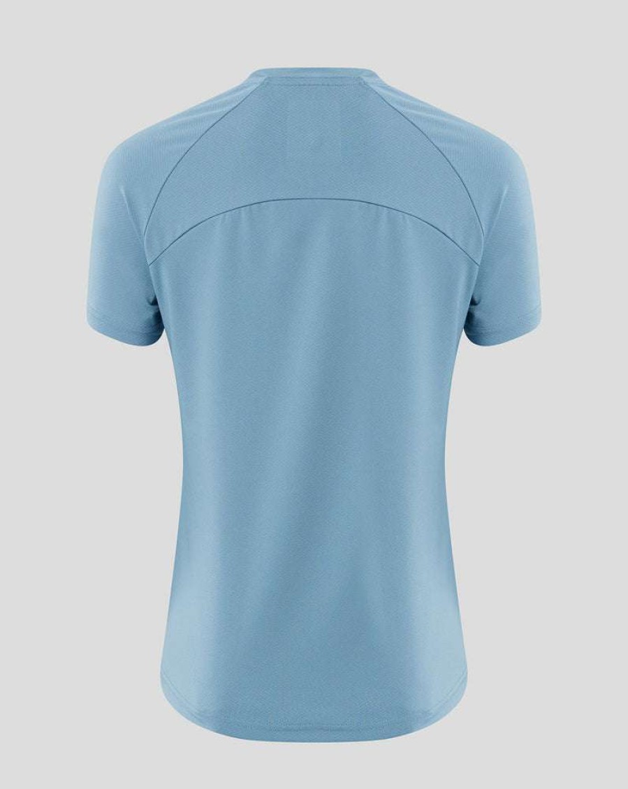 Women'S Clothing * | Women'S Dusty Blue Amc Performance Tee Discount