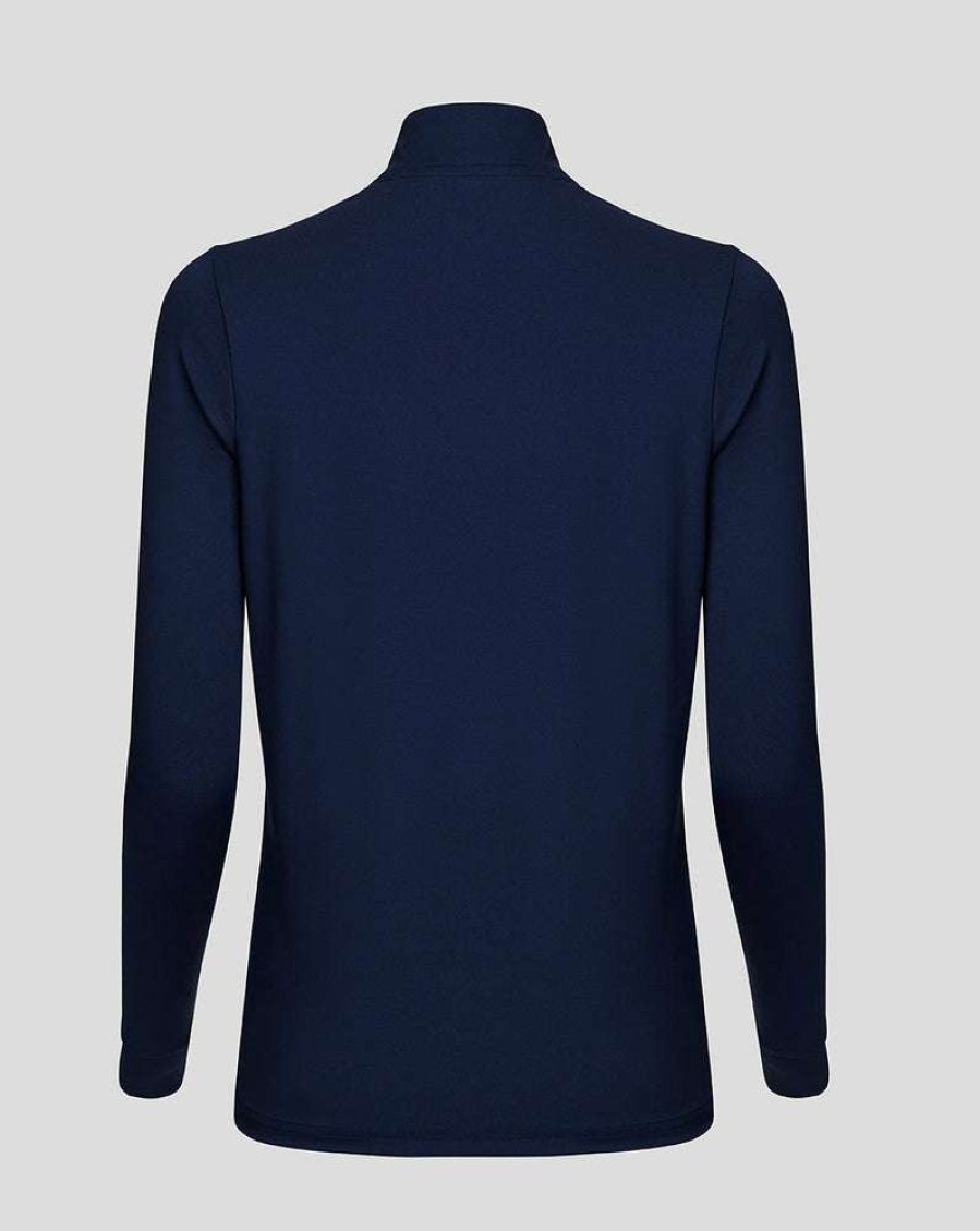 Women'S Clothing * | Women'S Navy/Blue Amc 1/4 Zip Top Shop