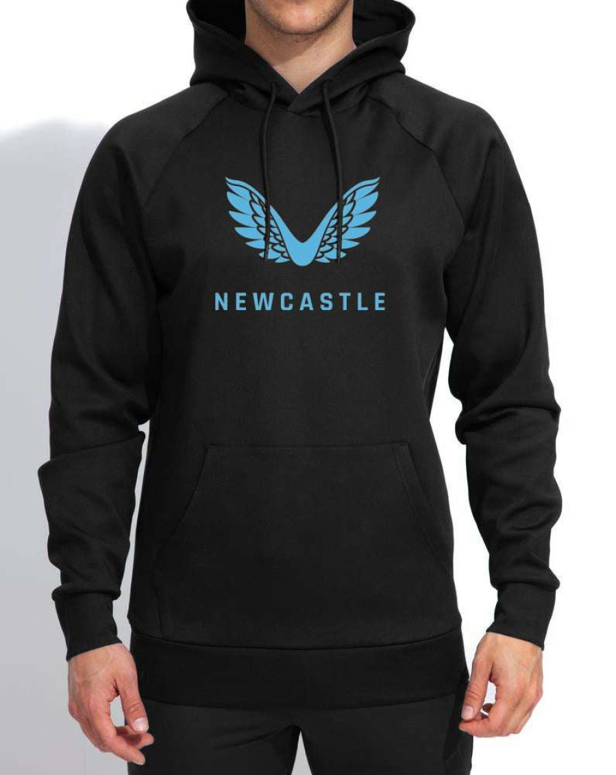 Men'S Clothing * | Black Newcastle Men'S Scuba Travel Hoody Discount