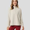 Women'S Clothing * | Women'S Sand Active Crop Technical Sweater New Models