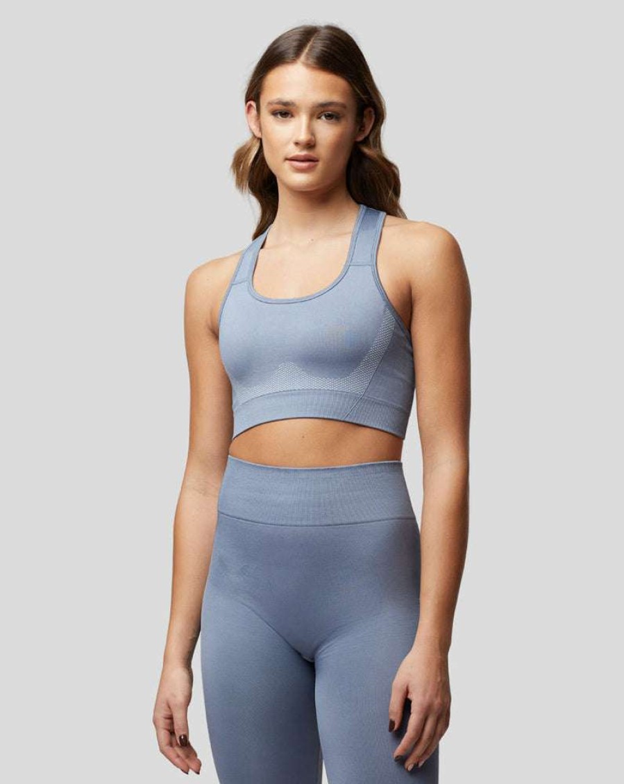 Women'S Clothing * | Women'S Eos Blue Sports Bra Free Delivery