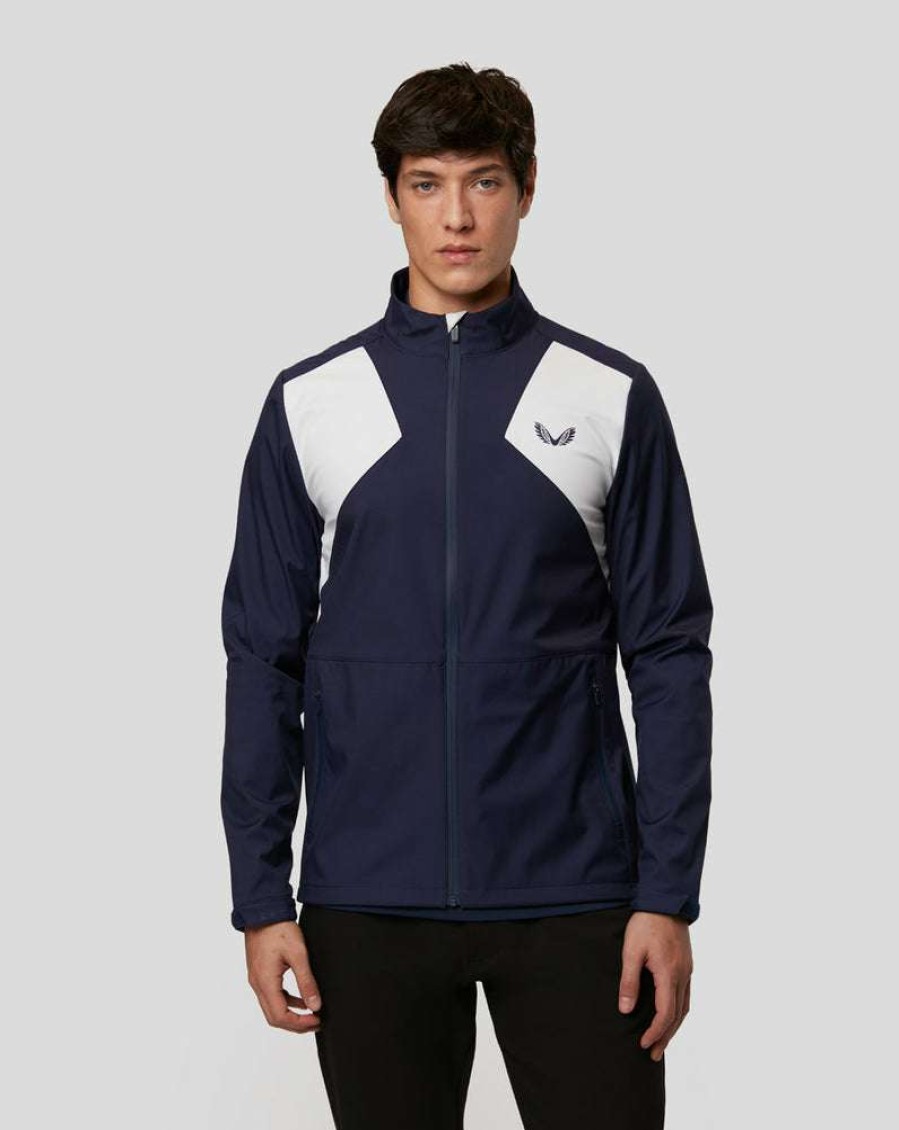 Men'S Clothing * | Navy Golf Axel Jacket Free Delivery