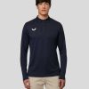 Men'S Clothing * | Peacoat Long Sleeve Golf Polo Fascinating Model