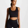 Women'S Clothing * | Women'S Black Active Longline Bra Nice Style