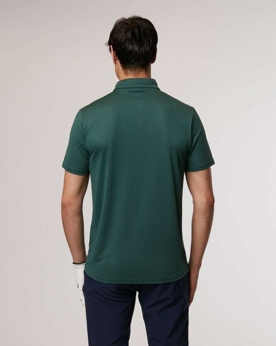 Men'S Clothing * | Moss Geo Short Sleeve Golf Polo Nice Style